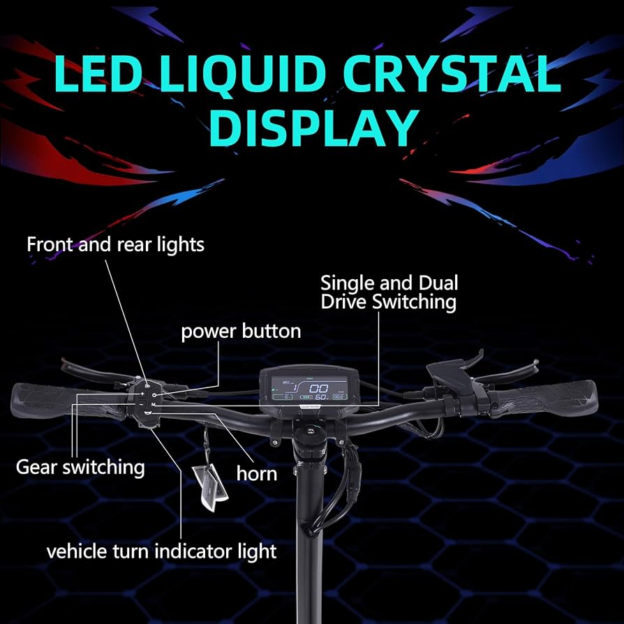 J30MAX 6000W Dual Motor Electric Scooter for Adults.