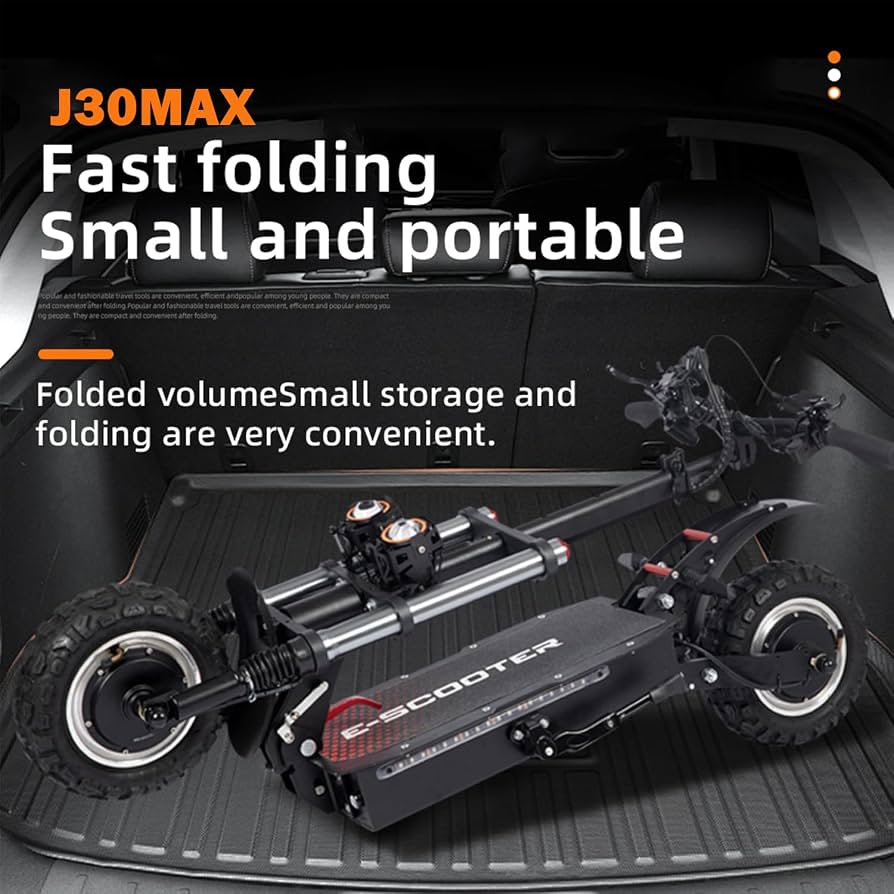 J30MAX 6000W Dual Motor Electric Scooter for Adults.