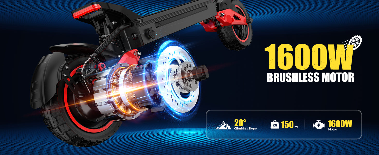 J15 11 Inch Off Road 1600W Powerful Electric Scooter