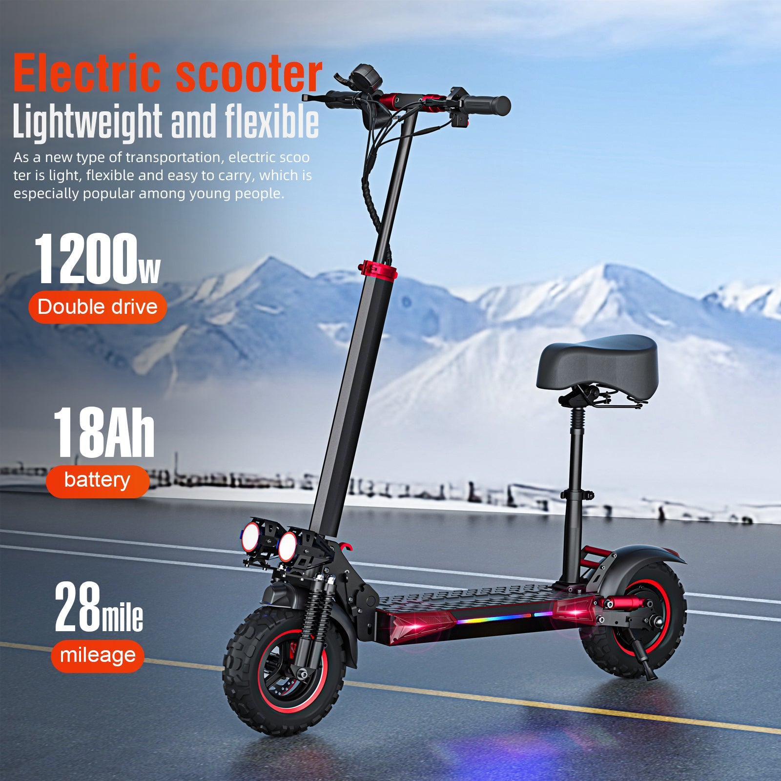 10 Inch Adults Electric Scooter
